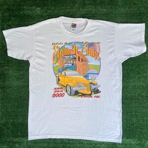 Vintage Y2K Antique Cars Shirt Nebraska Auto Show Art Tee